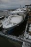 Oasis of the Seas -Takes to the water at the shipyard